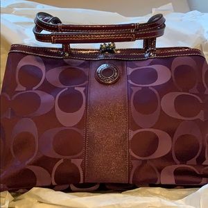 NWOT Purple Coach Purse